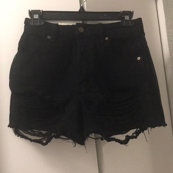 Rollas High Waisted Jean Shorts - Picture 3 of 5